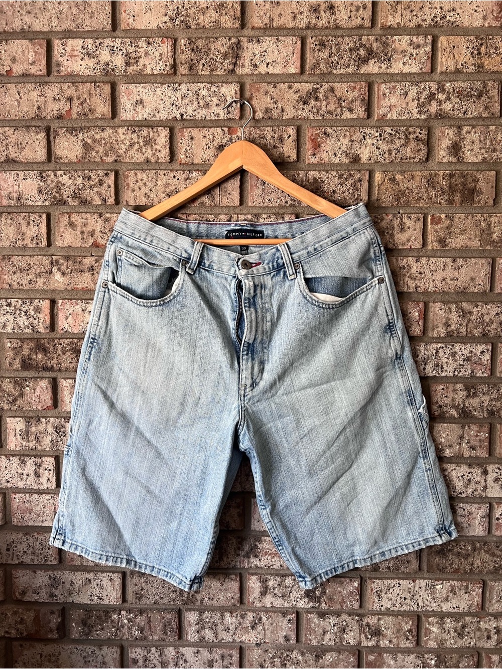 Tommy Hilfiger Light Blue Denim Jean Shorts